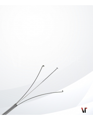 Olympus compatible Single-use 3-prong grasping forceps, round grippers VT-RDCE016